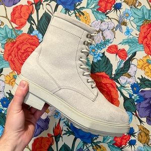 ASOS Brand Faux Suede Men’s Combat Boot
